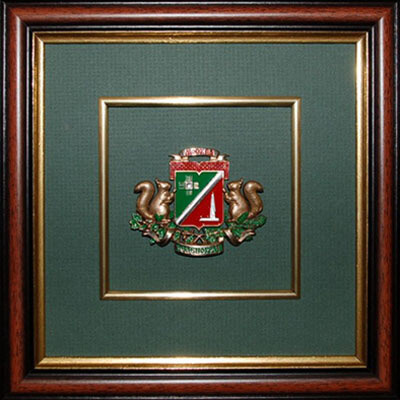 Фото значка и плакеток с изображением гербов Твери и Зеленограда
